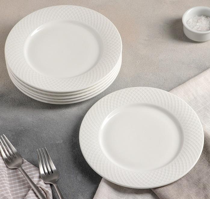 Service de Table en Porcelaine Fine Julia - 24 Pièces pour 6 Convives