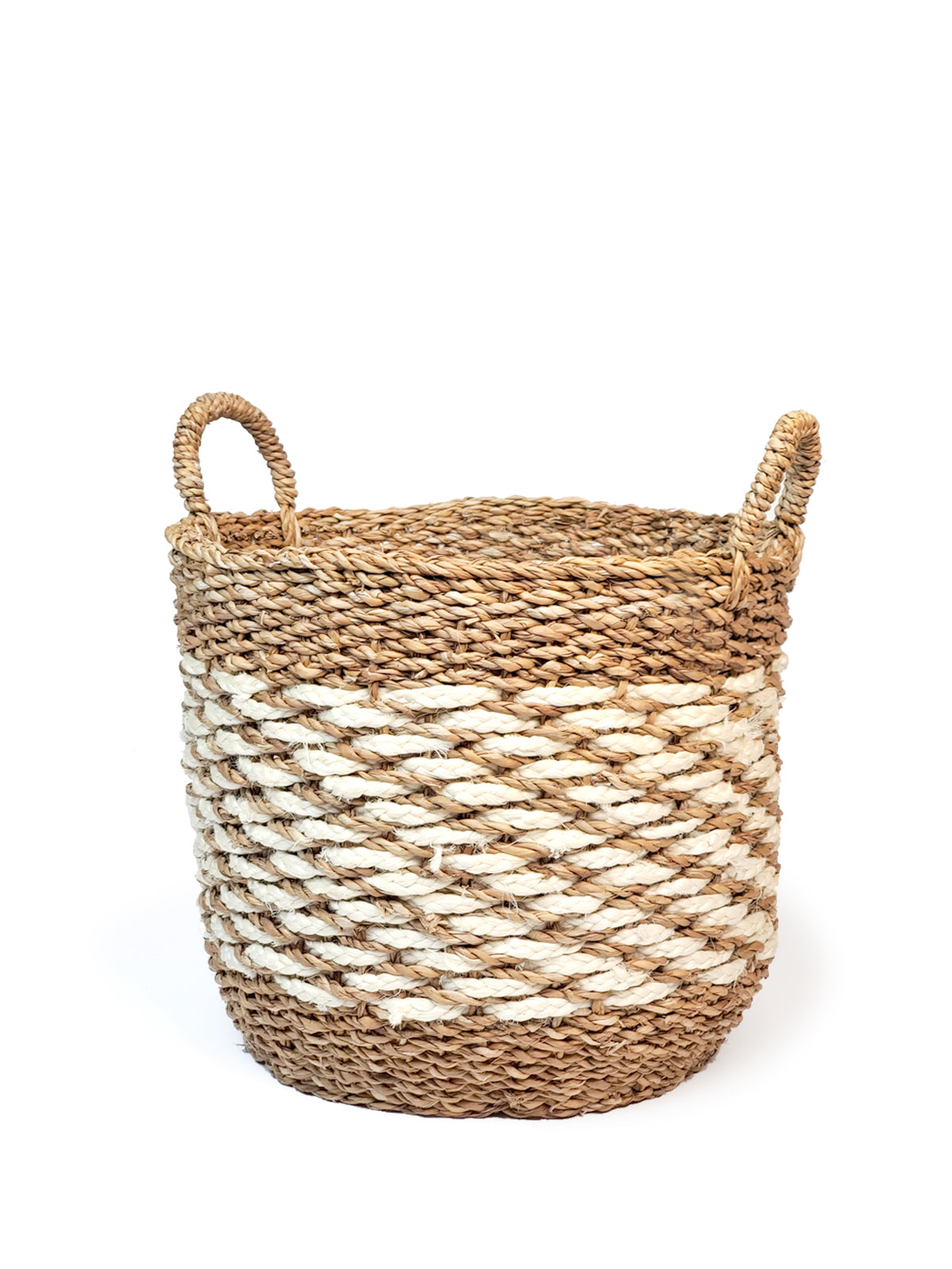 Panier Naturel Ula en Jute & Seagrass – Élégance Écologique et Polyvalence pour la Maison